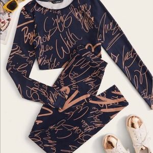 2 Piece Crop Top Set.......BRAND NEW‼️